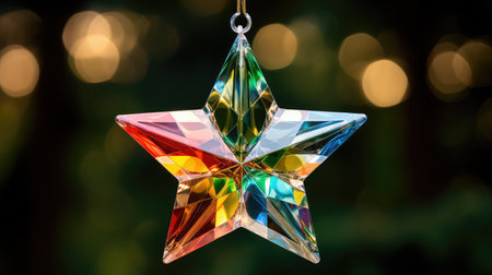 ornament 5 star transparentの素材