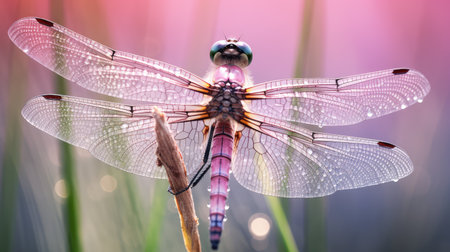 dewy pink dragonflyの素材