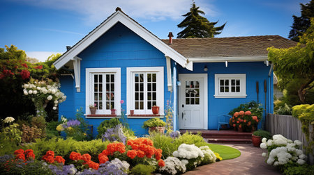 vibrant blue wallsの素材