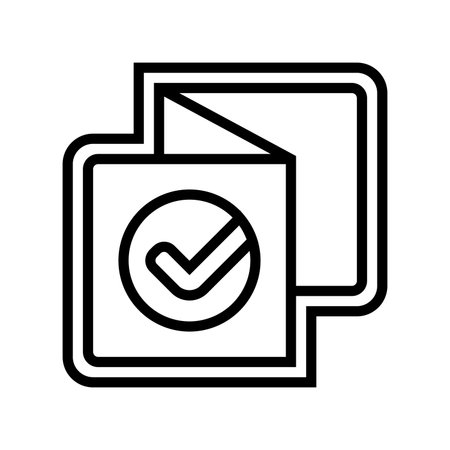 foldable storage line icon vector illustrationのイラスト素材