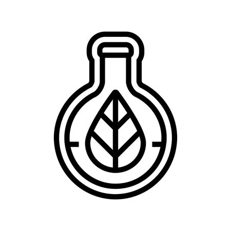 non toxic line icon vector illustrationのイラスト素材
