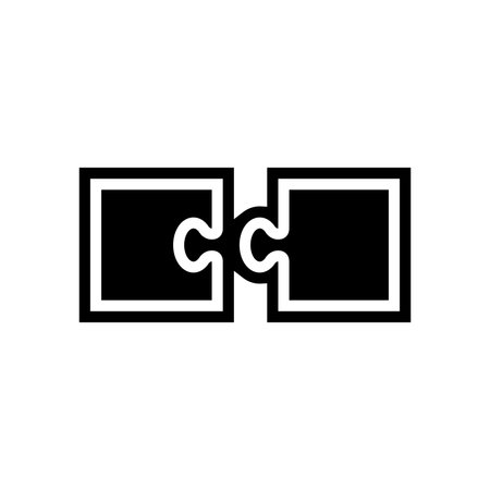 detachable parts glyph icon vector illustrationのイラスト素材