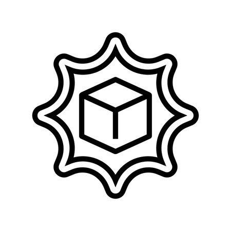 stylish appearance line icon vector illustrationのイラスト素材