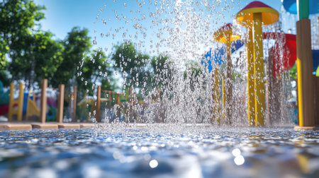 design splash pad waterの素材