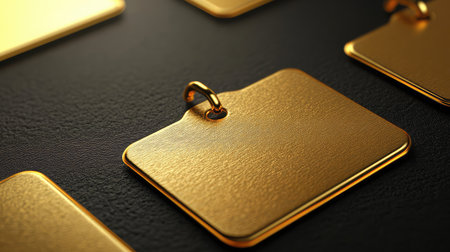 photorealistic gold labelsの素材