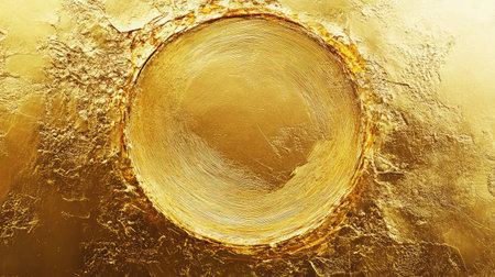 photorealistic gold paint circleの素材