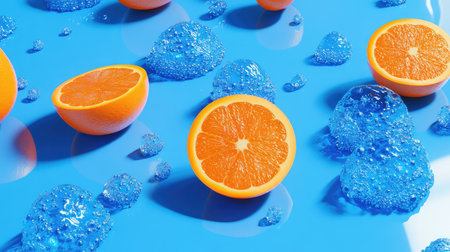 photo report blue orangeの素材