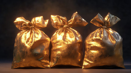 luxury bags of goldの素材