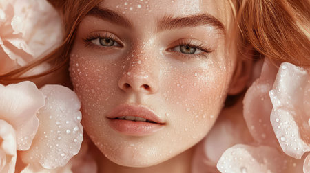 metallic rose gold effectの素材