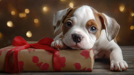 realistic puppy giftの素材