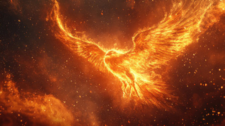 mythical phoenix fireの素材