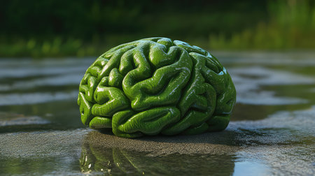 friendly green brainの素材