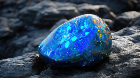 gemstone blue opalの素材