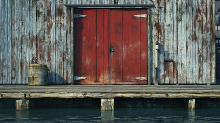 realistic dock doorsの素材