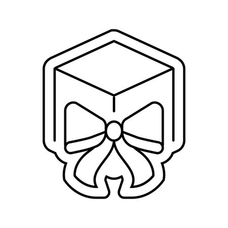 elegant appearance line icon vector illustrationのイラスト素材