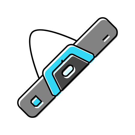 bag snowboard color icon vector illustrationのイラスト素材
