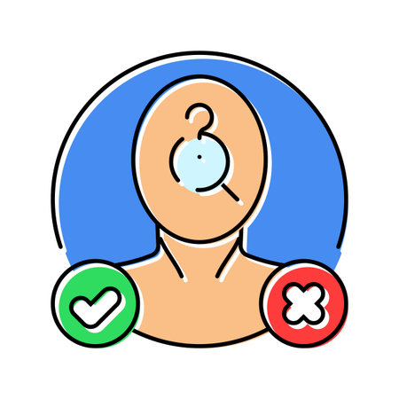 assess the victims condition color icon vector illustrationのイラスト素材