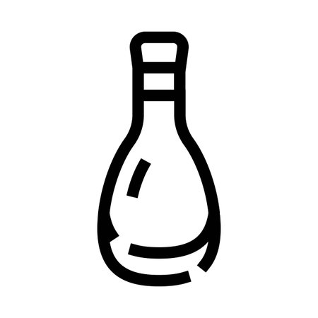 Bowling pin outline icon representing a gameのイラスト素材