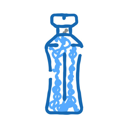 Garment bag icon doodle drawing for clothing storage conceptのイラスト素材