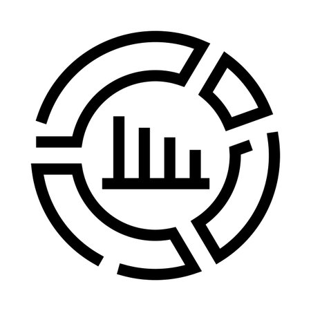 Data analysis concept showing charts and graphsのイラスト素材