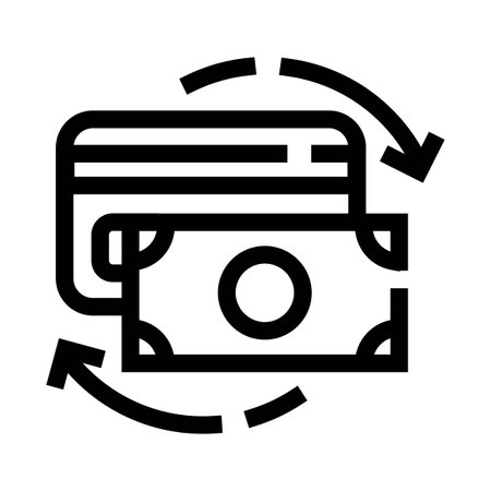 Credit card cashback or money transfer financial transaction conceptのイラスト素材