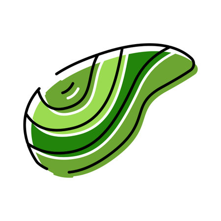 Wasabi paste green condiment for japanese cuisineのイラスト素材