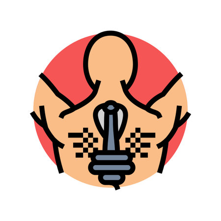 new tattoo color icon vector illustrationのイラスト素材