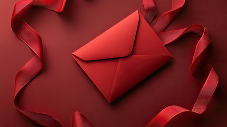 birthday invitation redの素材