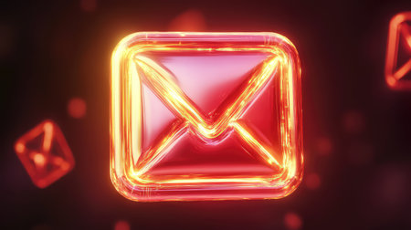 message vibrating email iconの素材