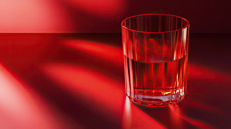 vase red glassの素材