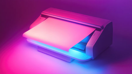 ink illuminating printerの素材