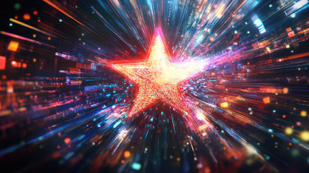 astronomy glitching starの素材