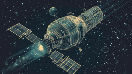 space merging satelliteの素材