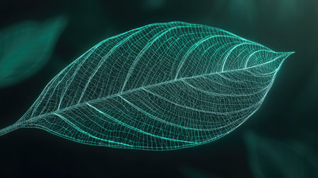 water growing leafの素材