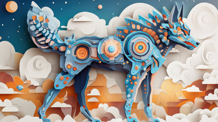 innovation pulsating robot dogの素材