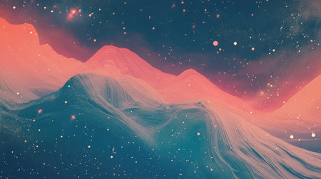 lights warping auroraの素材