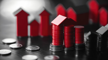 valuation compiling housing market data with high contrastの素材