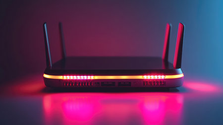 wireless expanding router radiant designの素材