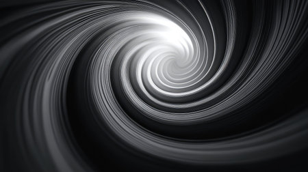 Abstract swirling tunnel of light with vortex effectの写真素材