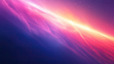 Dynamic light lines flowing vibrant colorful backgroundの写真素材