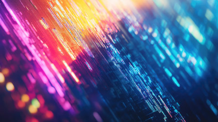 Digital data stream abstract background connecting multiple networksの写真素材