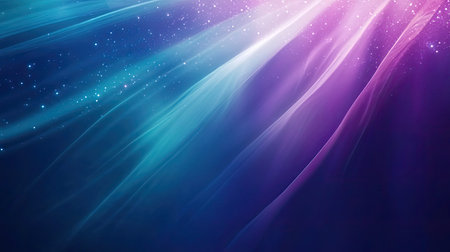 Abstract glowing light rays creating vibrant energyの写真素材