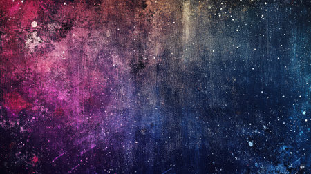 Vibrant gradient abstract grunge background creating a universe effectの写真素材