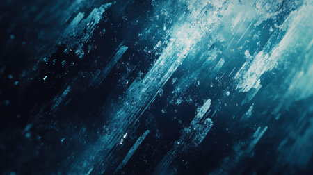 Abstract blue background showing ice texture and frozen elements