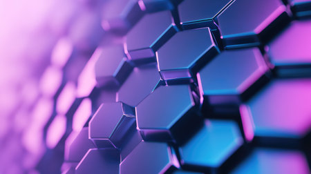 Abstract geometric grid forming futuristic metallic backgroundの写真素材