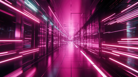 Digital data transfer in fast cyberspace tunnel