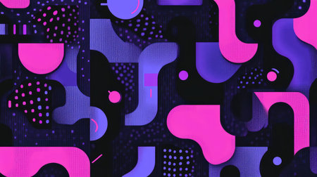 Abstract geometric pattern creating vibrant modern background design