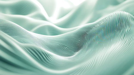 Abstract wavy surface creating textured pattern backgroundの写真素材