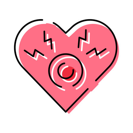 Heart having pain from disease or attack