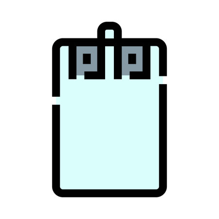 Clipboard icon representing documentation and task managementのイラスト素材